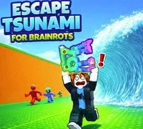 Play Escape Tsunami Brainrots Online - Free Online Game